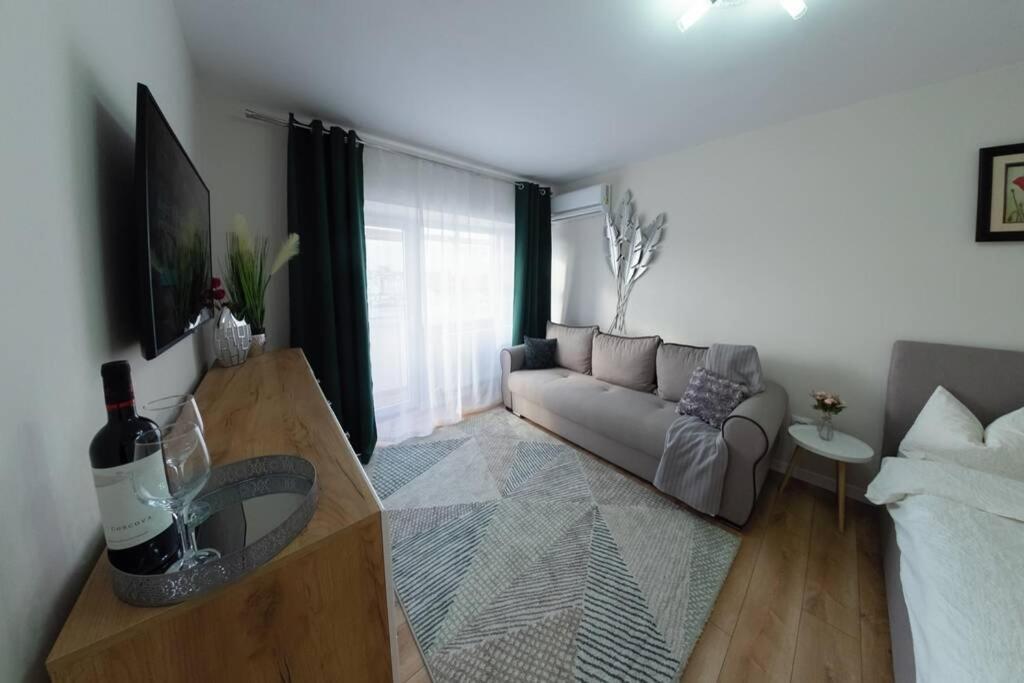 Studio With A View In City Center Targoviste Bagian luar foto